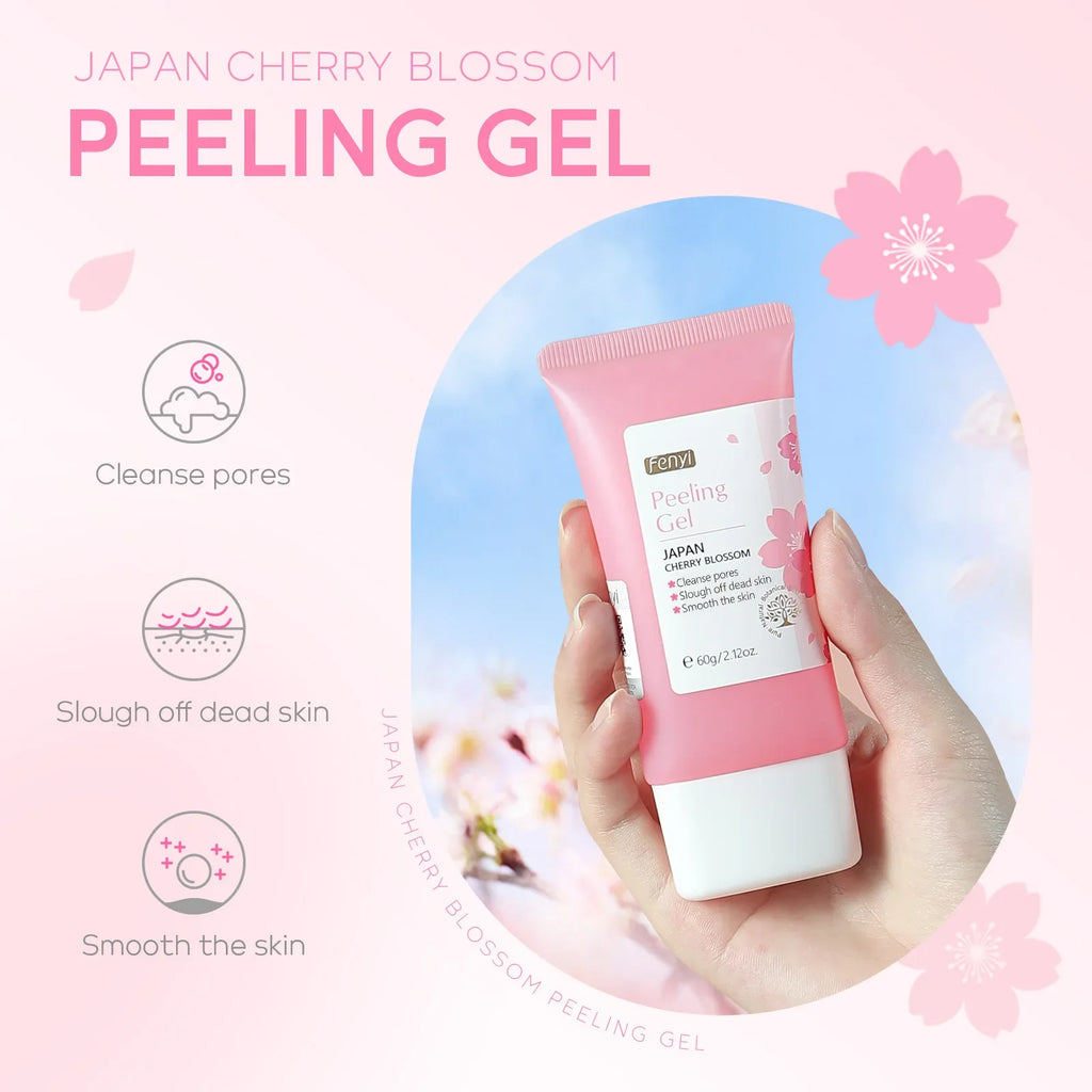 Sakura Face Deep Cleaning Exfoliating Gel Skin Care Whitening