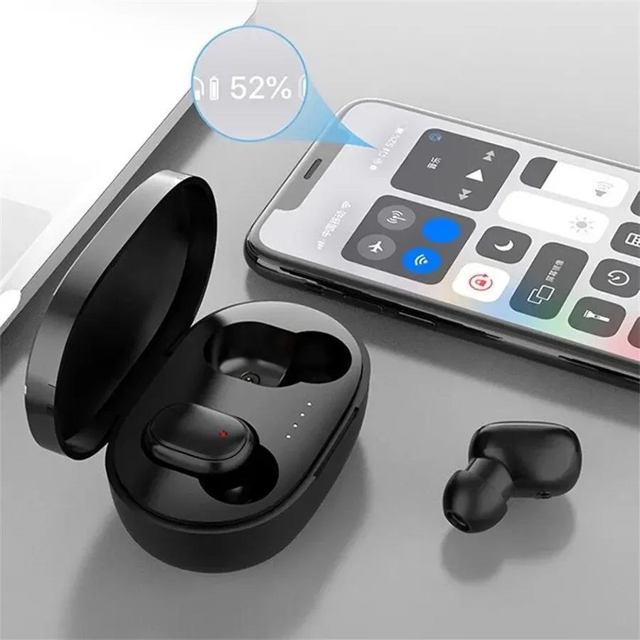 TWS A6S Headset Wireless Earphones Bluetooth Headphones Sport LED