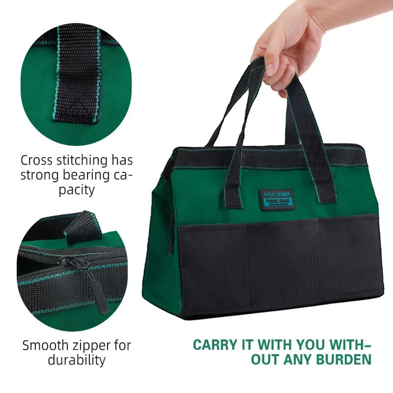 AIRAJ 13 Inch Tool Bag Electrician Multifunctional Strong Durable