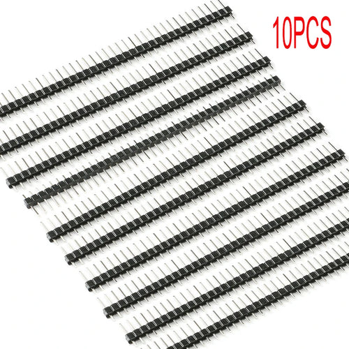 10PCS 1x40Pin 2.54mm Pitch Single Row Female PCB Socket Board Male Pin