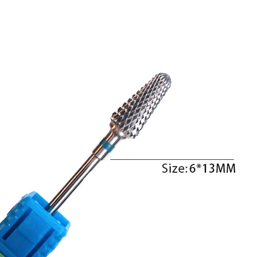 1pc Carbide Tungsten Nail Drill Bit Rotate Burr Milling Nail Cutter