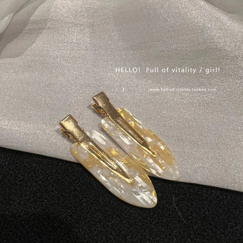 Korea acetic acid seamless hairpin side bangs broken hair one word
