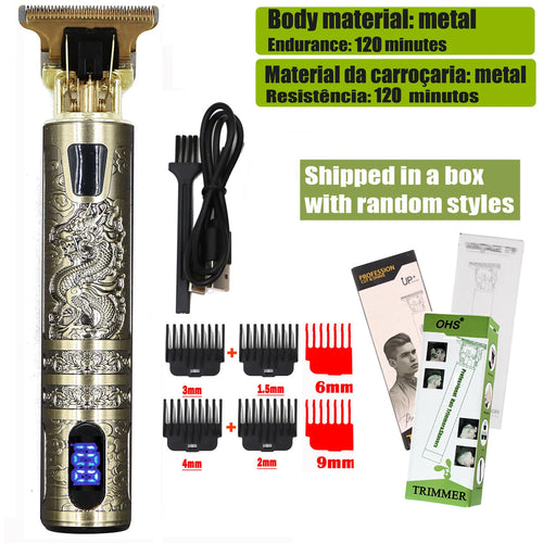 Vintage T9 Hair Clipper Beard Shaving Body Hair Trimmer Clippers