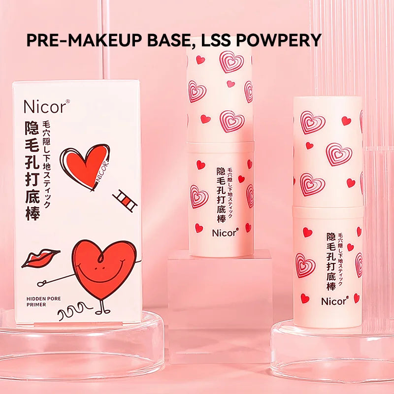 Pre-makeup isolation base stick, less prone to powder sticking,