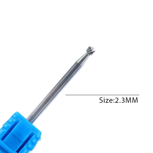 1pc Carbide Tungsten Nail Drill Bit Rotate Burr Milling Nail Cutter