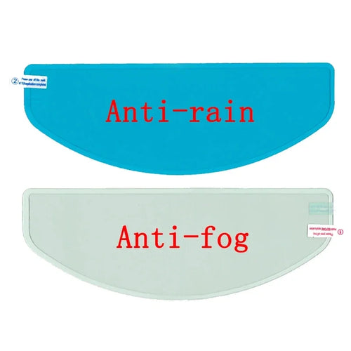 1-2Pcs Motorcycle Helmet Clear Rainproof/Anti-fog Film Helmet Lens