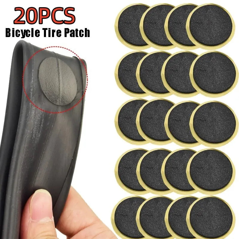 30/20/10PCS Bicycle Glue-free Tire Patches Tool Quick Repairing Tyre