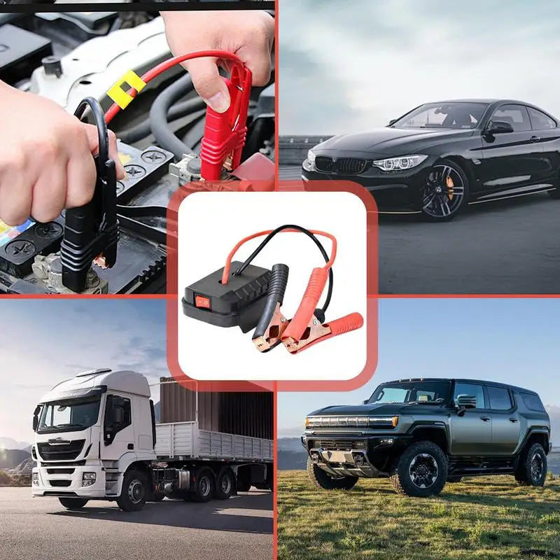 Portable Car Battery Jump Starter Jump Box Lithium Battery Converter -