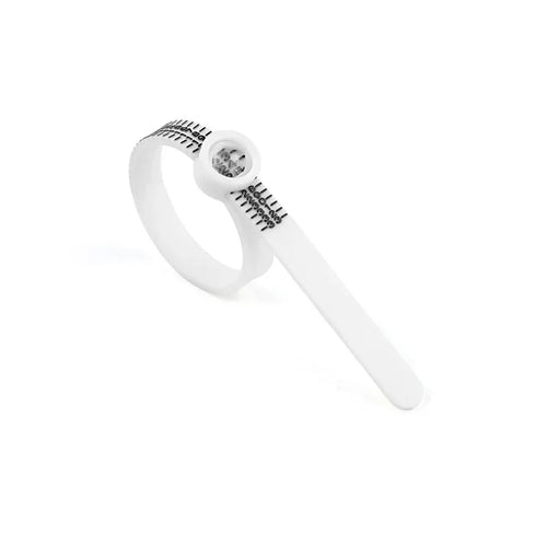 Ring Sizer with Magnifier - US/UK/EU/HK Jewelry Measuring Ruler for