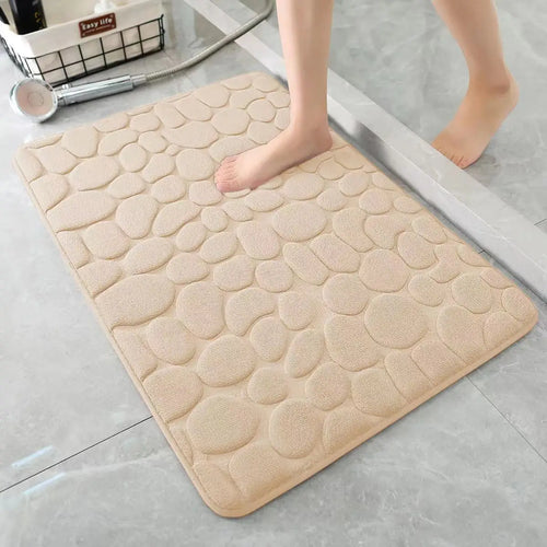 3D Non Slip Bathroom Mat Bath Mats Absorbent Doormat Carpet