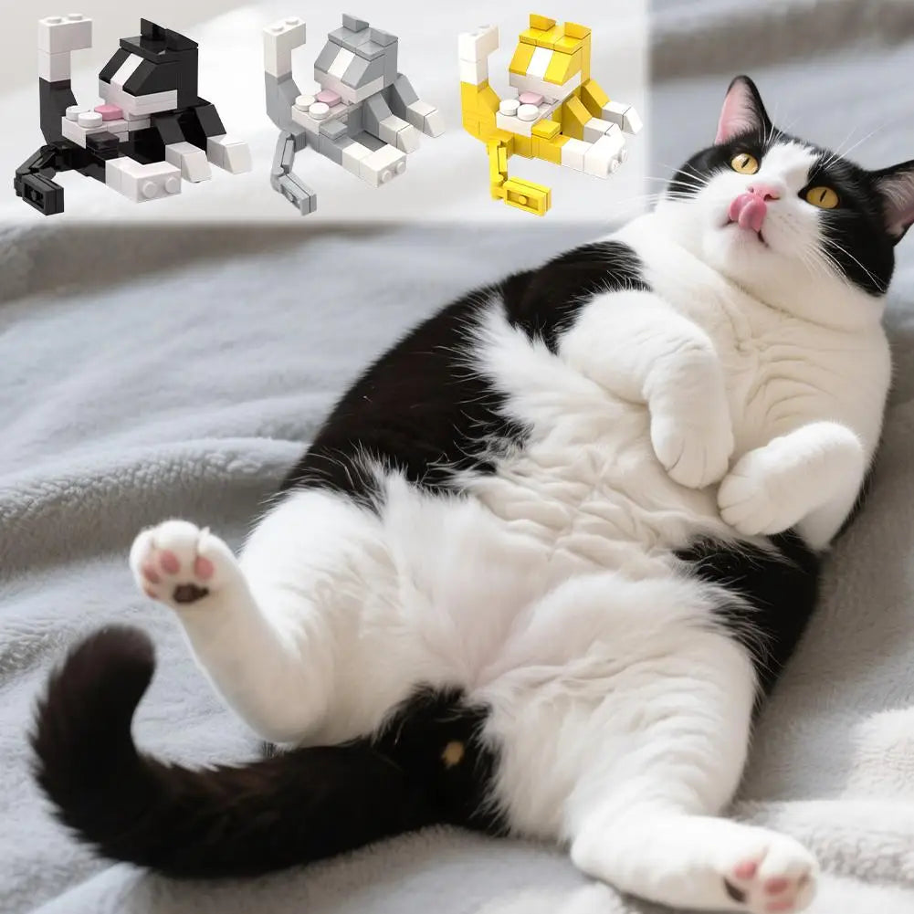 New Licking Butt Cat Building Block Set Compatible for Lego 853792