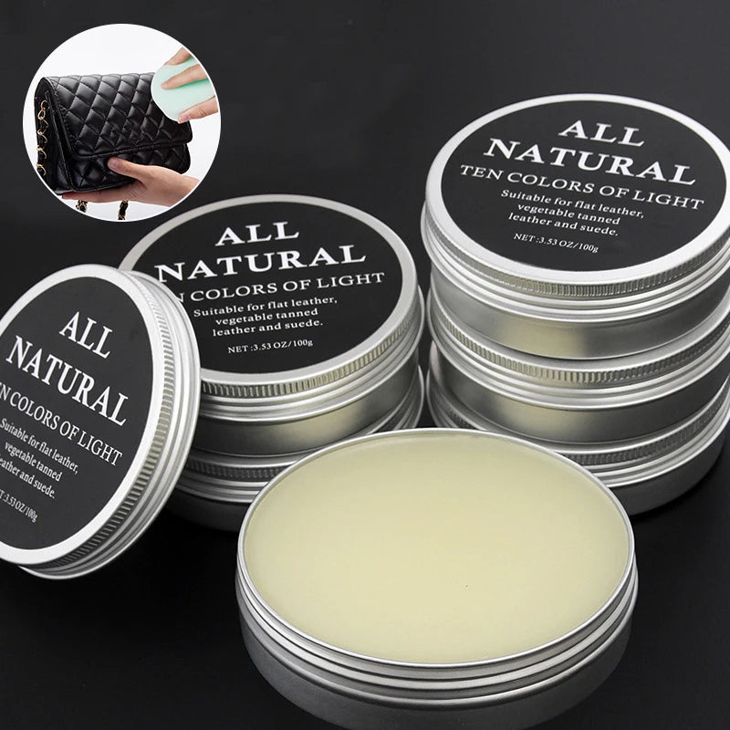 30ml/100ml Mink Oil Cream For Leather Shoes Bags Leather Care Cream