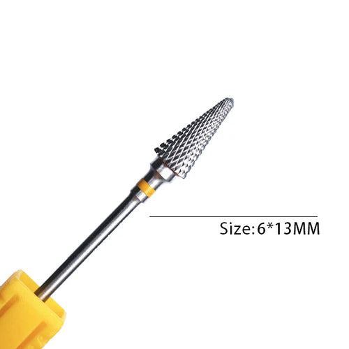 1pc Carbide Tungsten Nail Drill Bit Rotate Burr Milling Nail Cutter