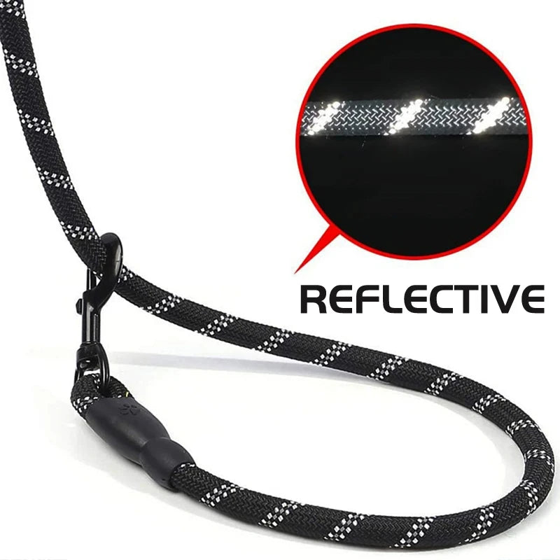 Reflective Dog Leash With Comfortable Padded Handle - Double Heavy