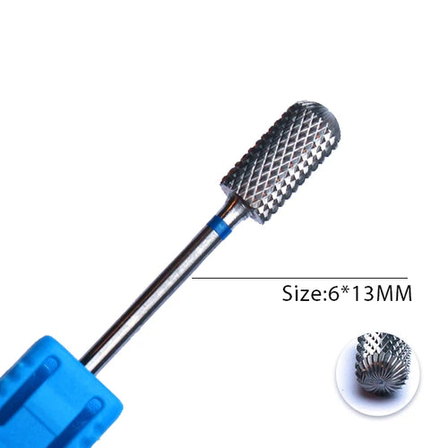 1pc Carbide Tungsten Nail Drill Bit Rotate Burr Milling Nail Cutter