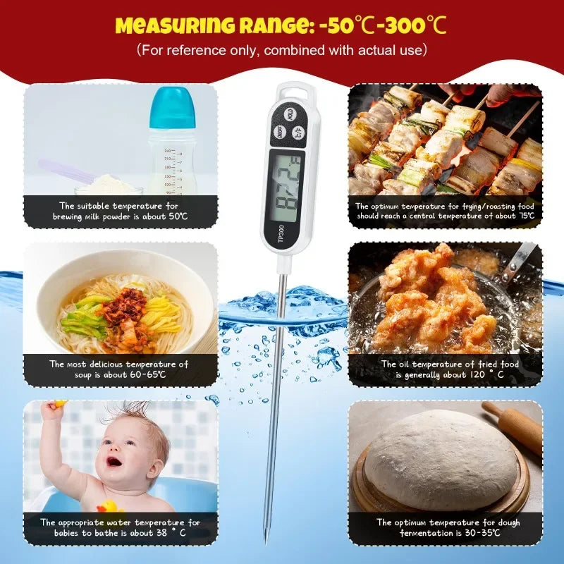 Kitchen Thermometer for Cooking Digital Temperature MeasuringTool for