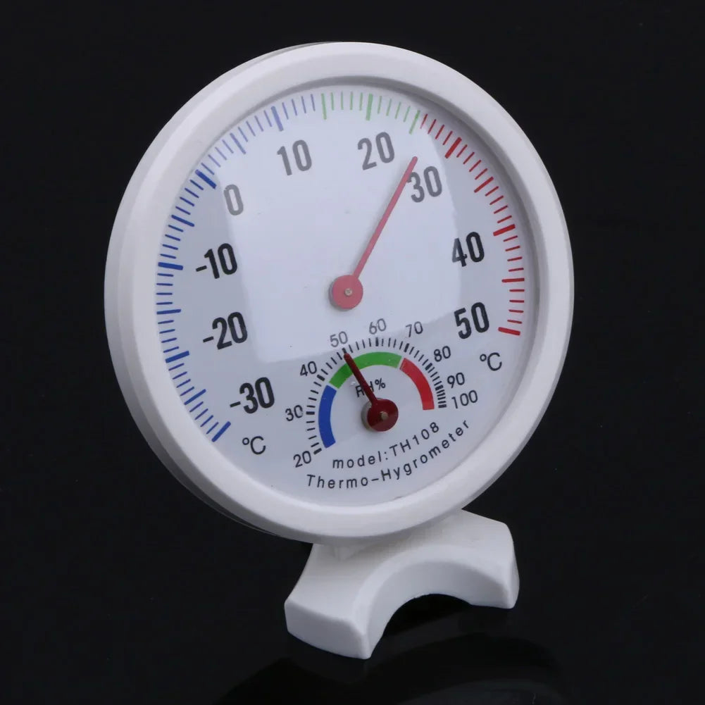 Decorative Bell-Style Humidity/Temperature Gauge - Analog Hygrometer