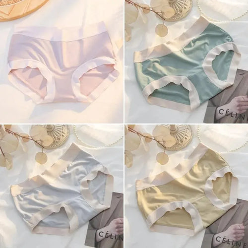 4Pcs/Set Women's Panties Modal Underwear Female Comfortable Seamless