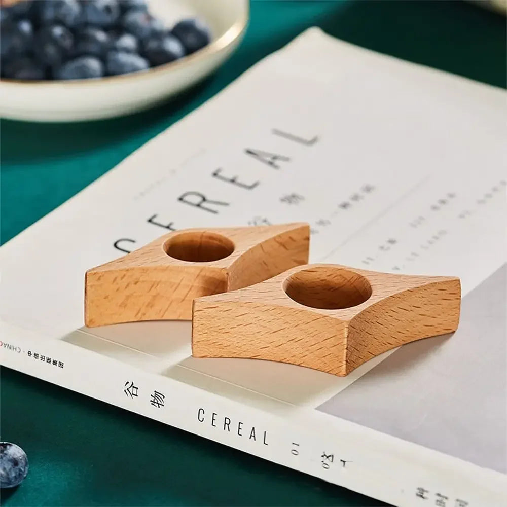 Hot Wooden Thumb Bookmark One Hand Reading Thumb Book Support Book