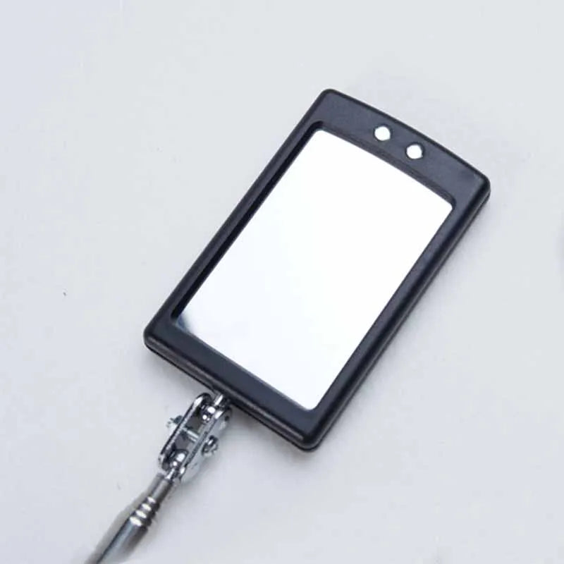 360° Inspection Mirror LED Light Telescoping Mirrors Extend Mechanic
