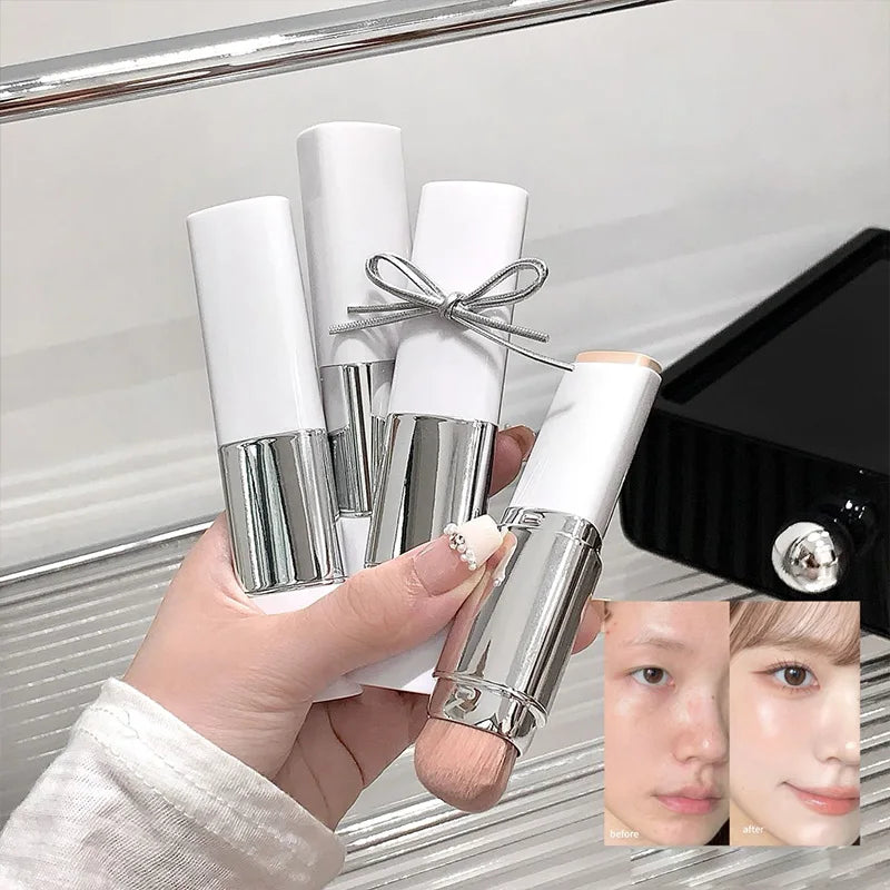 Lazy foundation stick, moisturizing and natural concealer makeup,matte