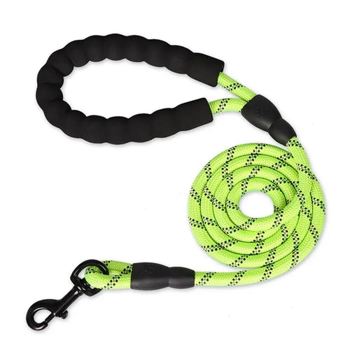 Reflective Dog Leash With Comfortable Padded Handle - Double Heavy