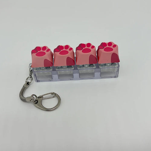 Cat Claw Keychain Key Ring Pendant Mobile Phone Backpack Pendant