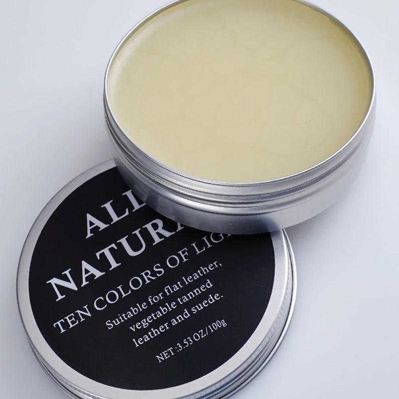 30ml/100ml Mink Oil Cream For Leather Shoes Bags Leather Care Cream