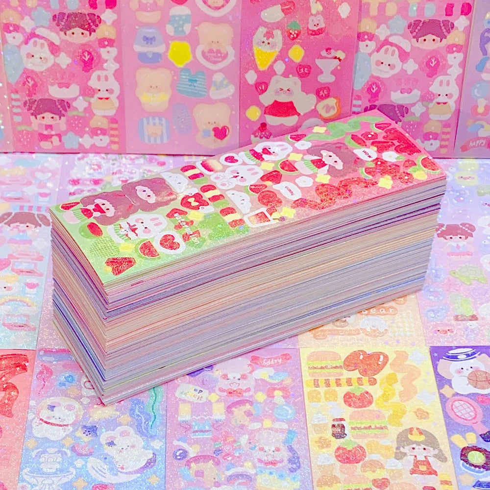 Kawaii Stickers for Kids Cute Stationary Aesthetic Diary Decoration