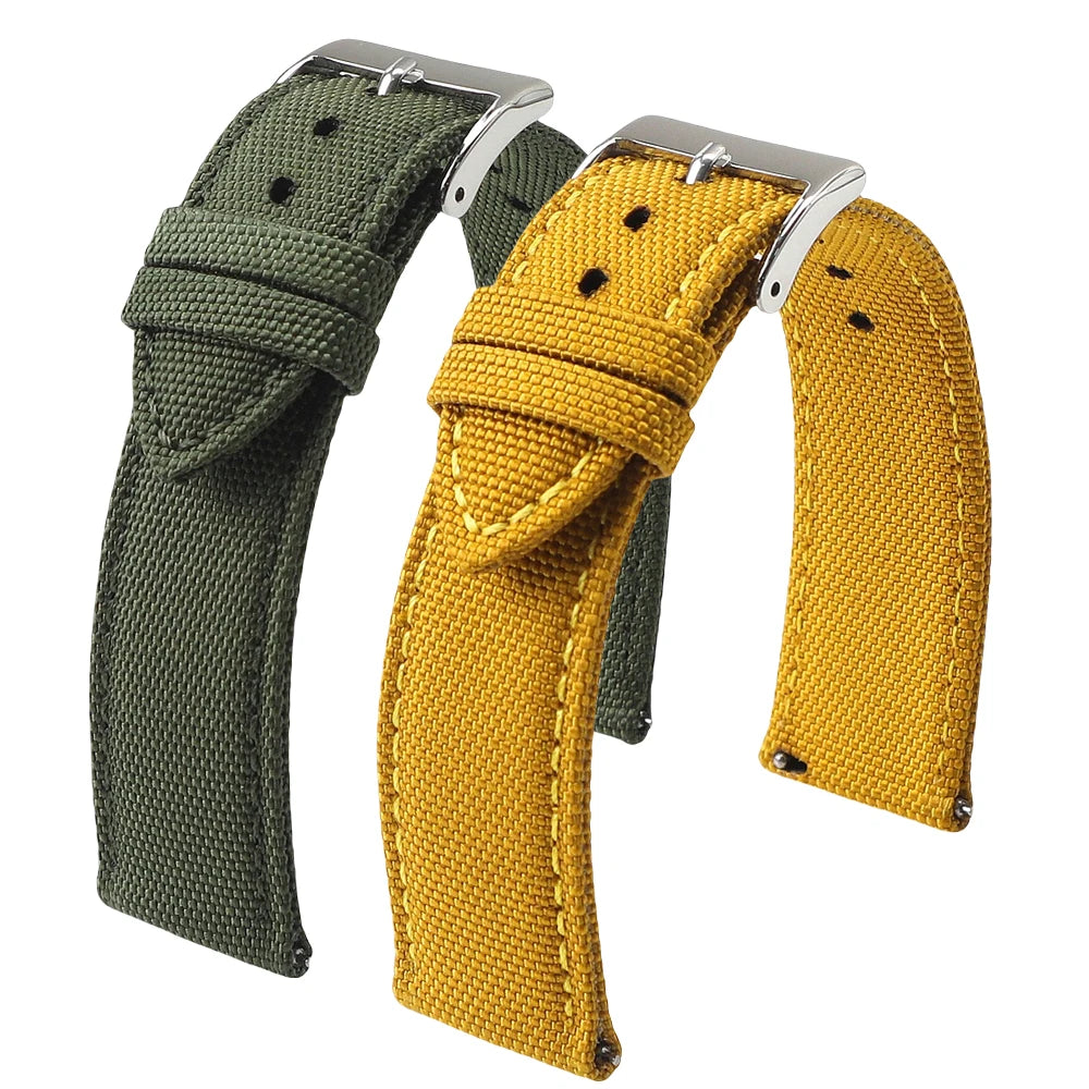 18mm 19mm 20mm 21mm 22mm 24mm Waterproof Sailcloth Watch Strap