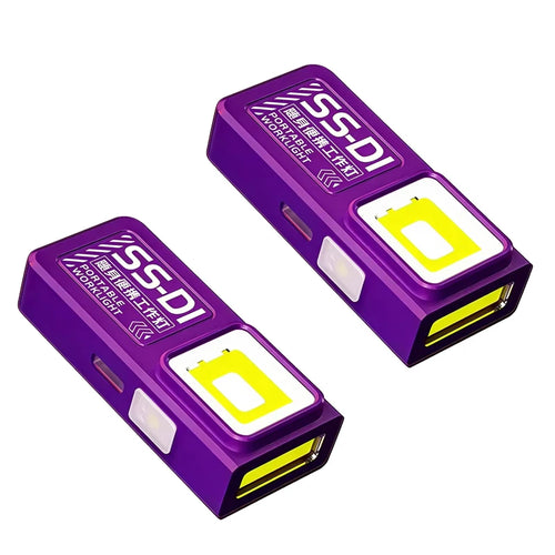 Mini COB LED Flashlight USB C Rechargeable Powerful Work Light  with