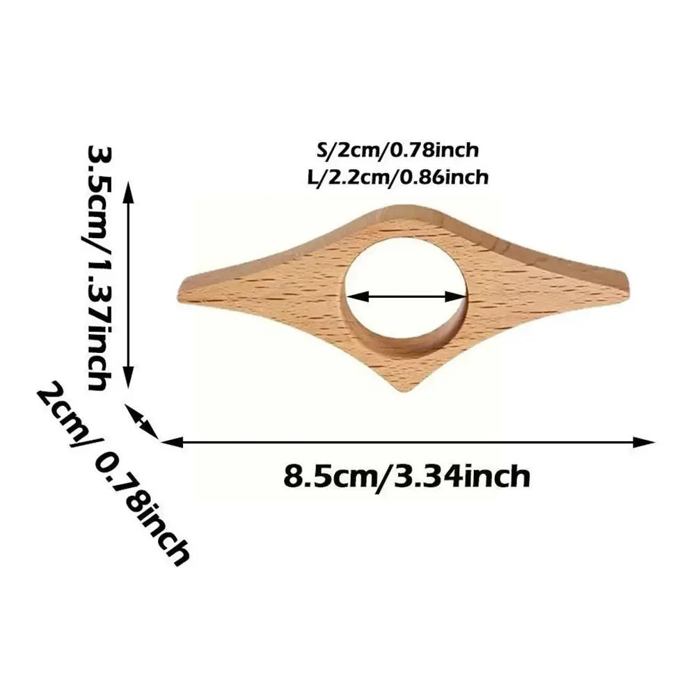 Hot Wooden Thumb Bookmark One Hand Reading Thumb Book Support Book