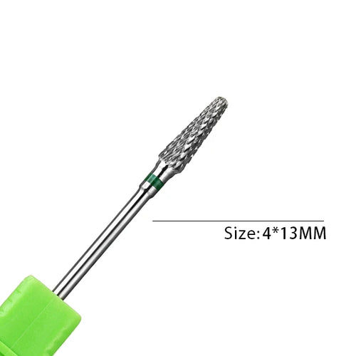 1pc Carbide Tungsten Nail Drill Bit Rotate Burr Milling Nail Cutter