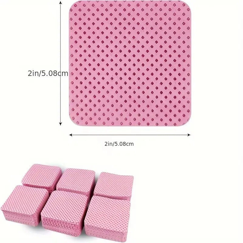 50 Lint-Free Nail Wipes, Super Absorbent Nail Wipes for Removing Gel