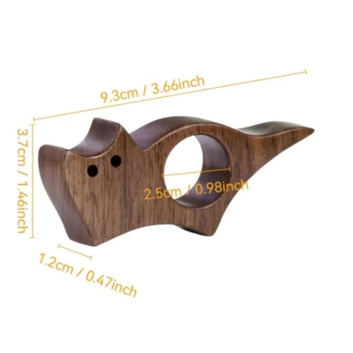 Hot Wooden Thumb Bookmark One Hand Reading Thumb Book Support Book