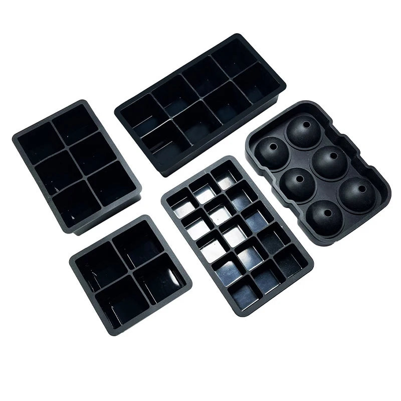 Silicone Ice Cube Tray 4/6/15 Square Ice Cube Moulds 3 x 3 cm Reusable