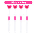 Vaclav 1Pc/4Pcs/8Pcs Silicone Tongue Scraper For Oral Hygiene,Tongue
