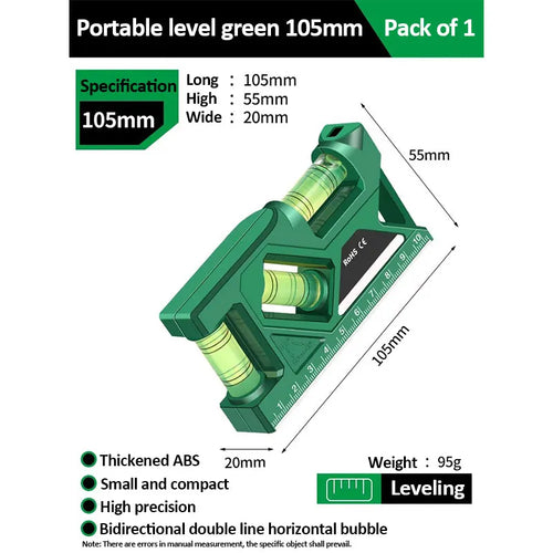 Mini Level Gauge High-precision Horizontal Vertical Measure Metric