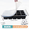 Silicone Ice Cube Tray 4/6/15 Square Ice Cube Moulds 3 x 3 cm Reusable