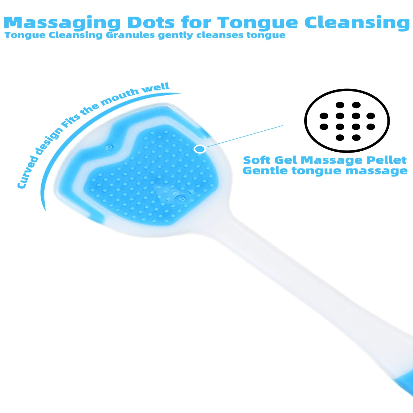 Vaclav 1Pc/4Pcs/8Pcs Silicone Tongue Scraper For Oral Hygiene,Tongue