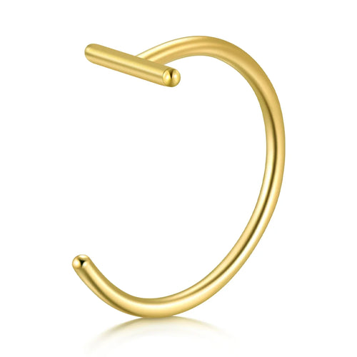 1PCS Fake Piercing Lip Rings Nose Nostril Ring Septum Clip On Mouth