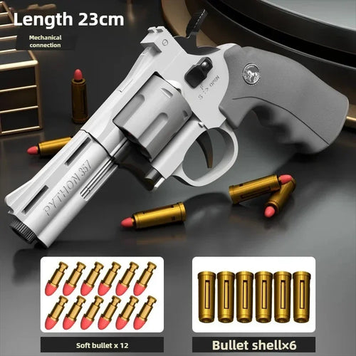 Magnum ZP5 357 Continuous Firing Soft Dart Blaster Toy with Multiple