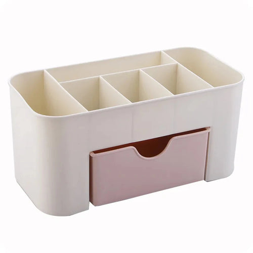 Nail Storage Box Plastic Drawer Style Easy to Clean Desktop