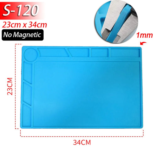 Magnetic Mat Silicone Repair Mat Circuit Board Soldering Pad Heat