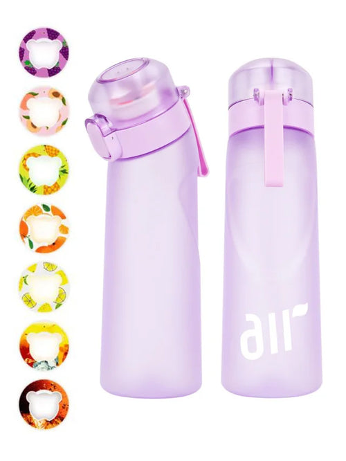 1pc Air Water Bottle With 1pc Random Flavor Pods Portable Transparent
