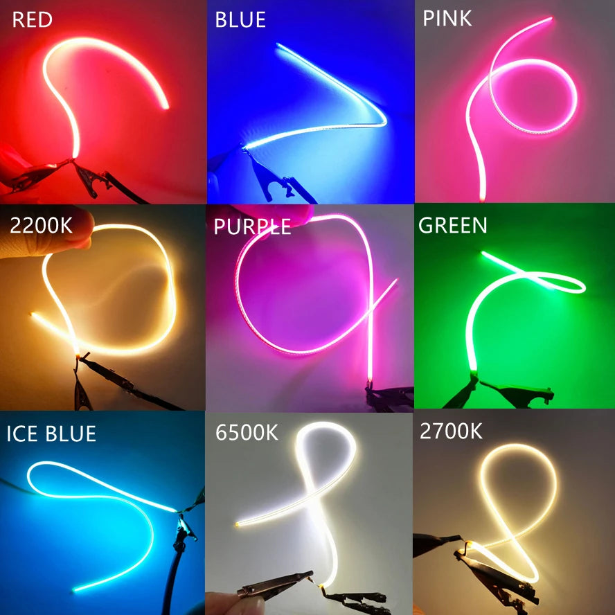 LED Same End Filament Flexible Ultra Slim 3V Spiral Bulb Filament