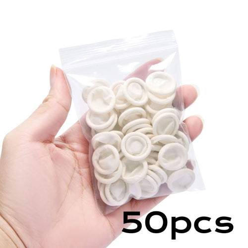20/200pc Rubber Finger Protector Covers Wear-Resistant Highly Elastic