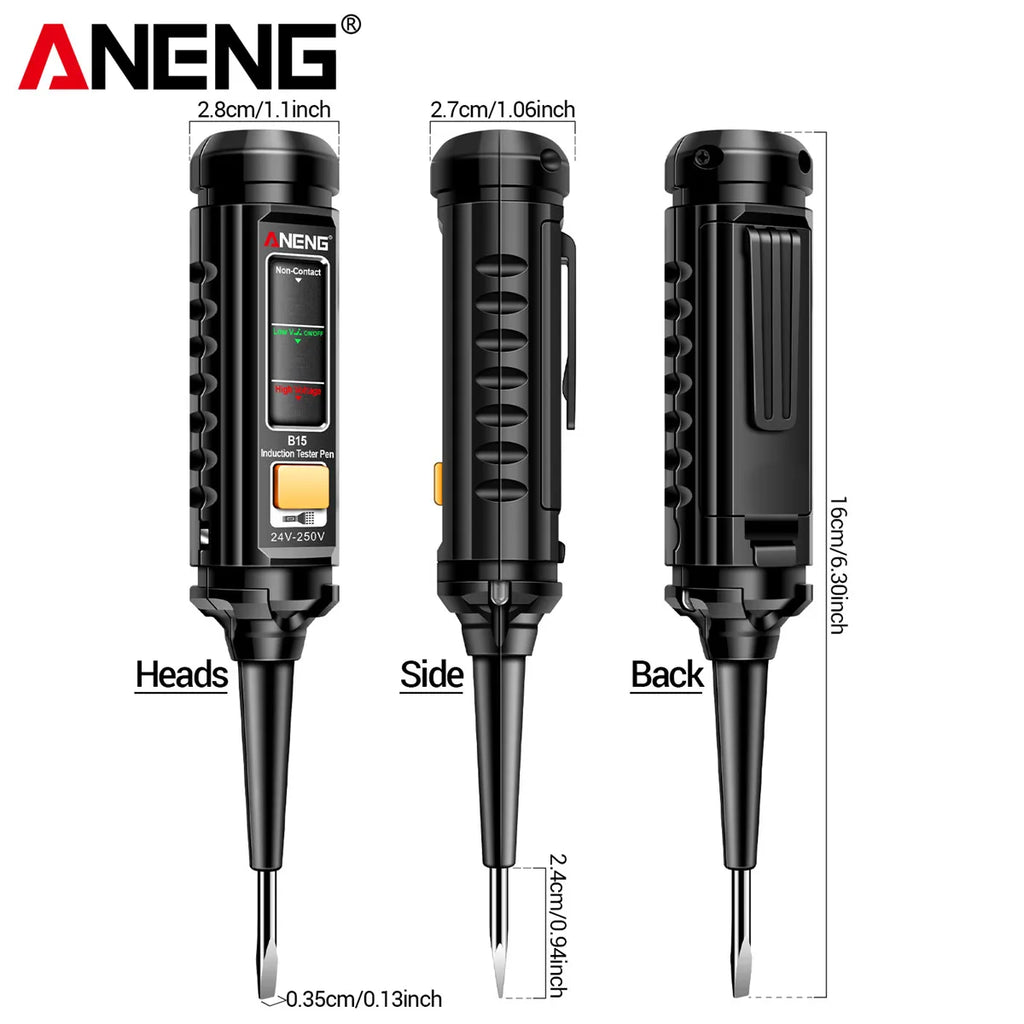 ANENG B15 Induction Teste Pen Highlight Color Light Professional AC