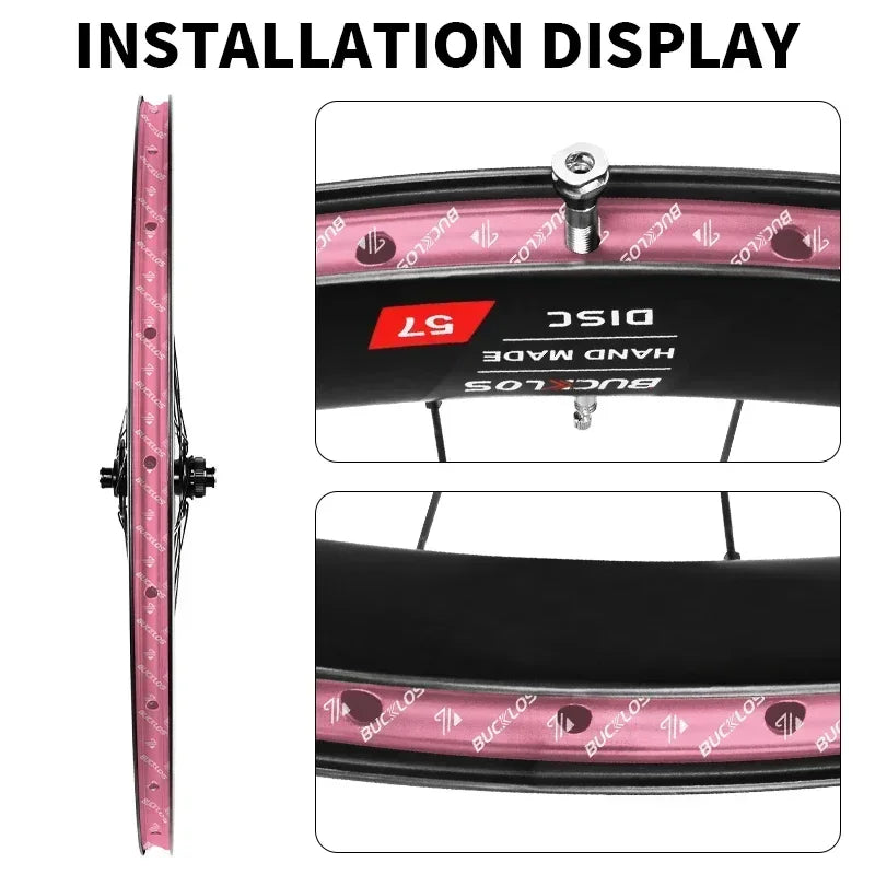 BUCKLOS 10M Bicycle Tubeless Rim Tape 17/19/21/23/25/28/30/32/35mm