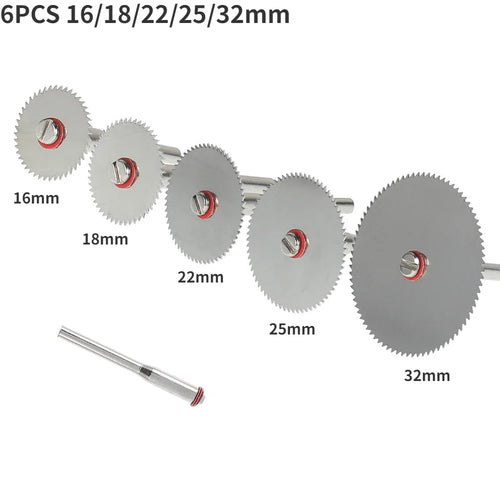 6-32Pcs Mini Circular Saw Blade Set Sanding Grinding Wheel Cutting